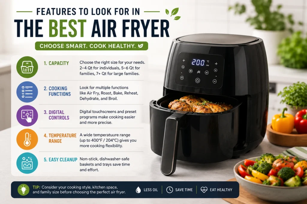 best air fryers features