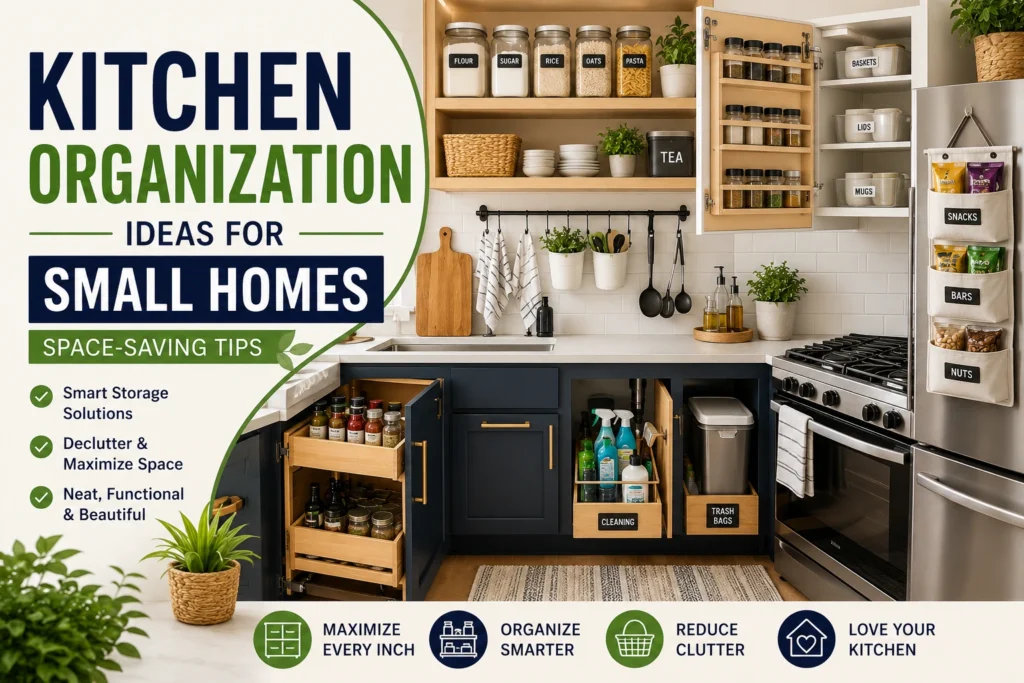 Kitchen Organization Ideas for Small Homes