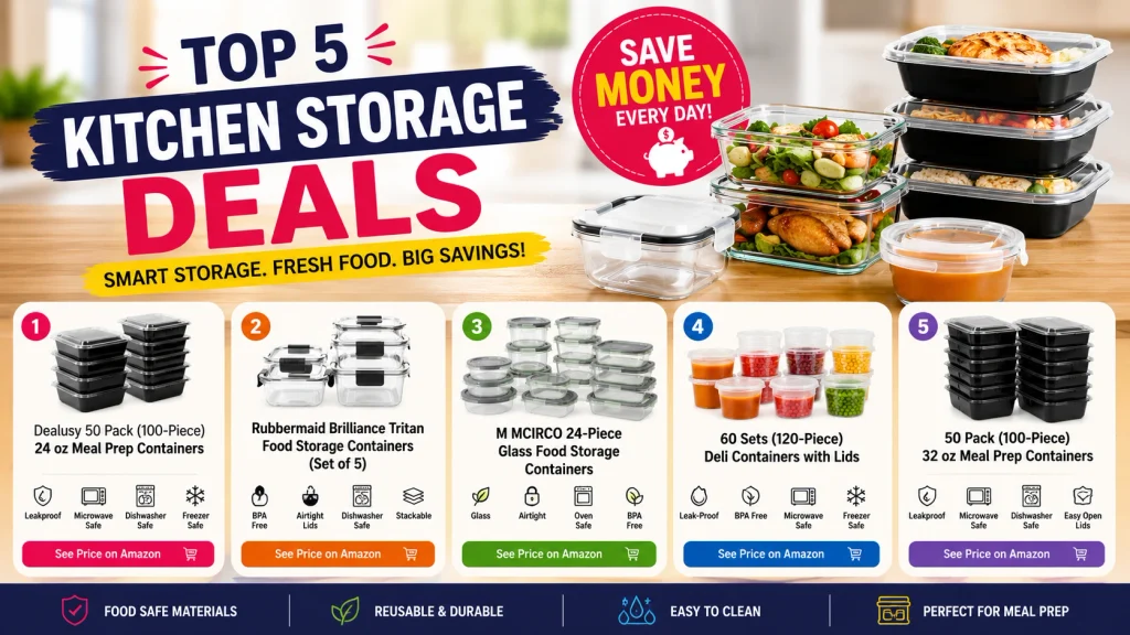 Reusable Food Storage Containers