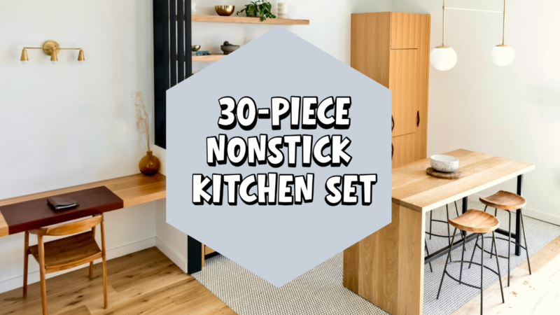 30-Piece Nonstick Kitchen Set