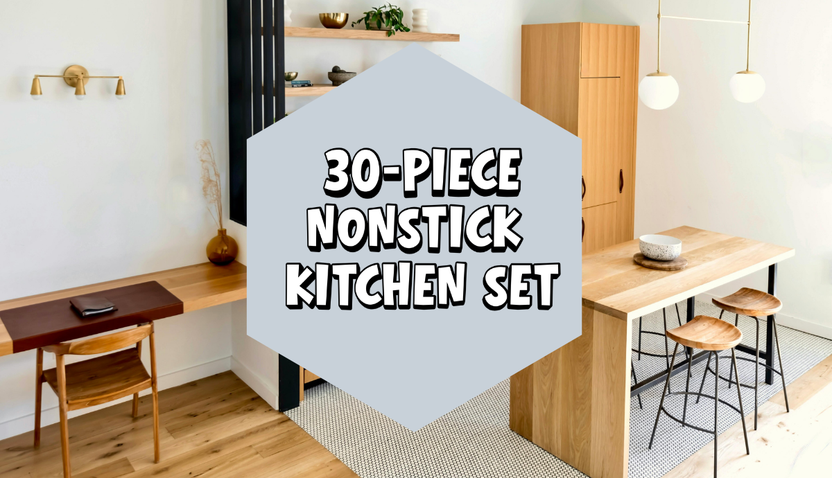 30-Piece Nonstick Kitchen Set