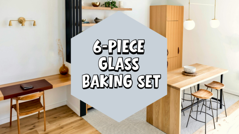 6-Piece Glass Baking Set
