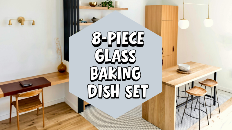 8-Piece Glass Baking Dish Set