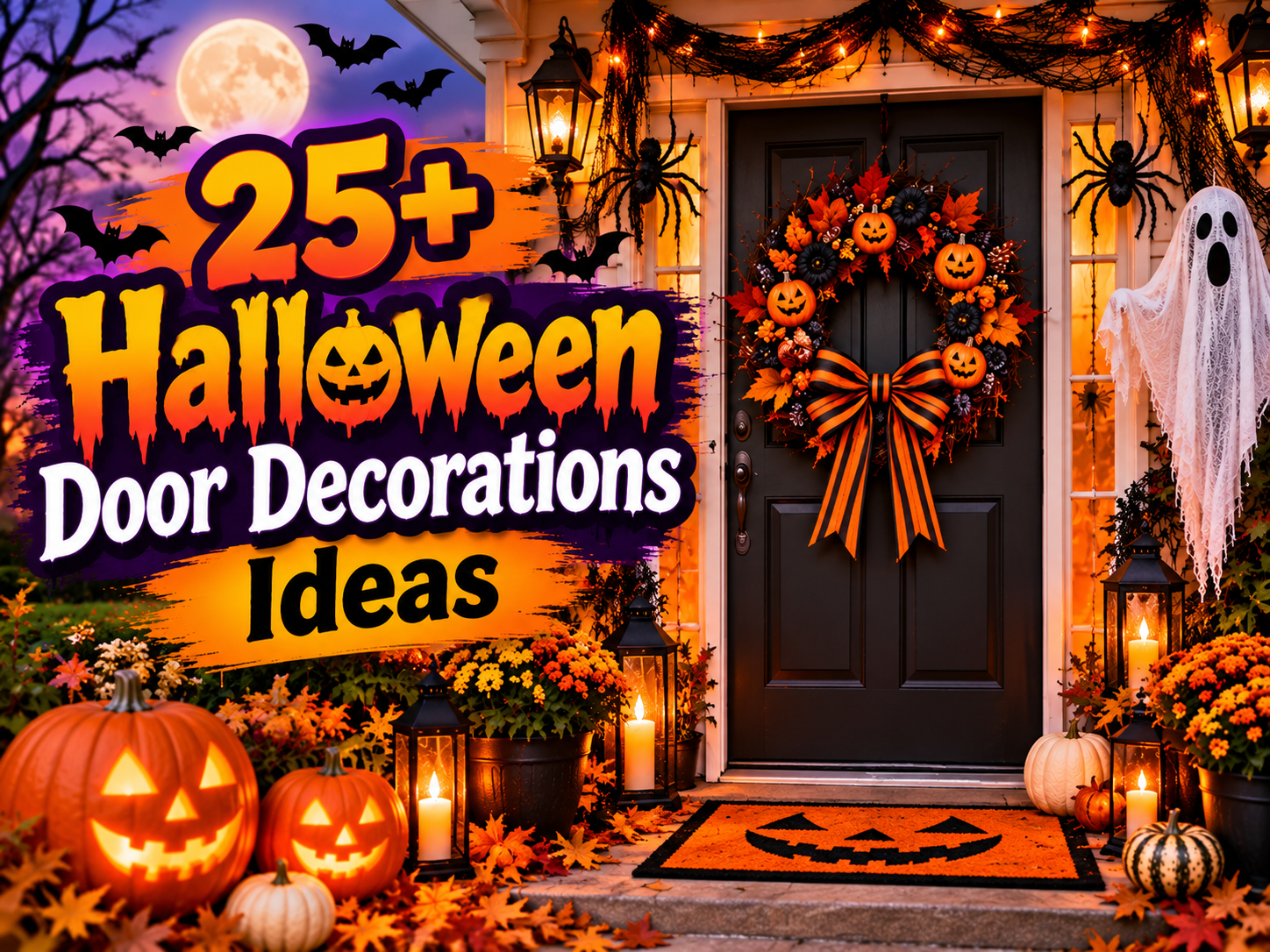 Halloween Door Decorations: 25+ Spooky & Creative Ideas