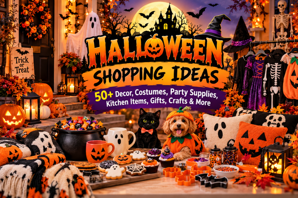 Halloween Shopping Ideas Banner