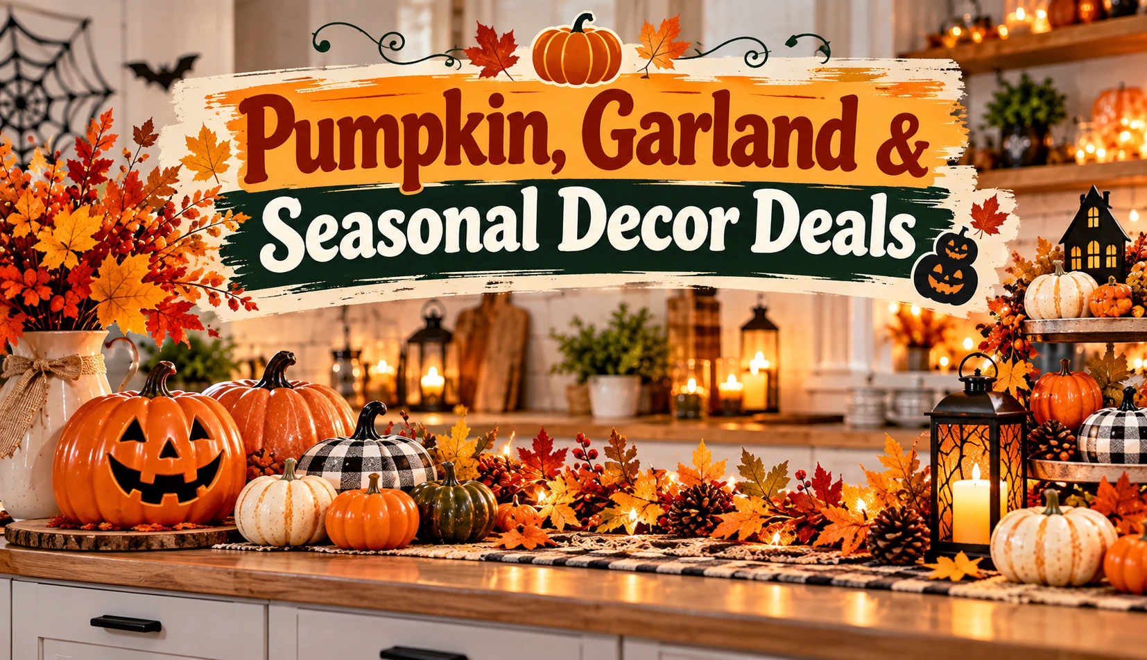 Halloween kitchen decor and seasonal home decorating ideas